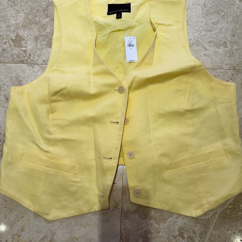 Banana Republic Yellow Vest